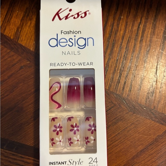 Kiss Fashion Design Nails - Floral and Ombre - Picture 1 of 1
